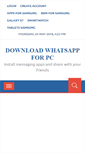 Mobile Screenshot of downloadwhatsappforpc.com